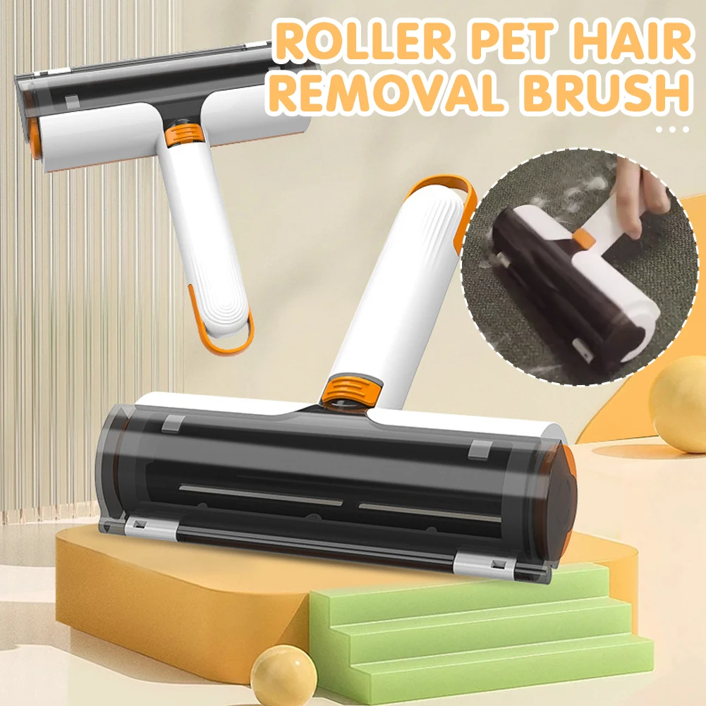2‑in‑1 Pet Hair Remover Roller – Reusable