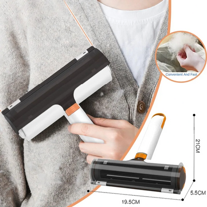 2‑in‑1 Pet Hair Remover Roller – Reusable
